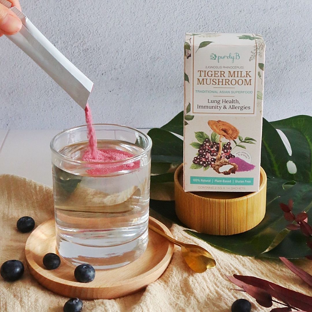PurelyB Tiger Milk Mushroom Sachet